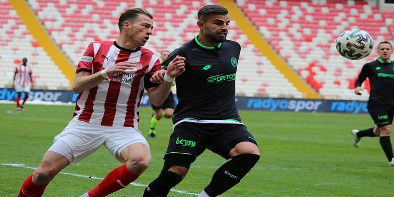 Konyaspor Sivas'ta kayıp