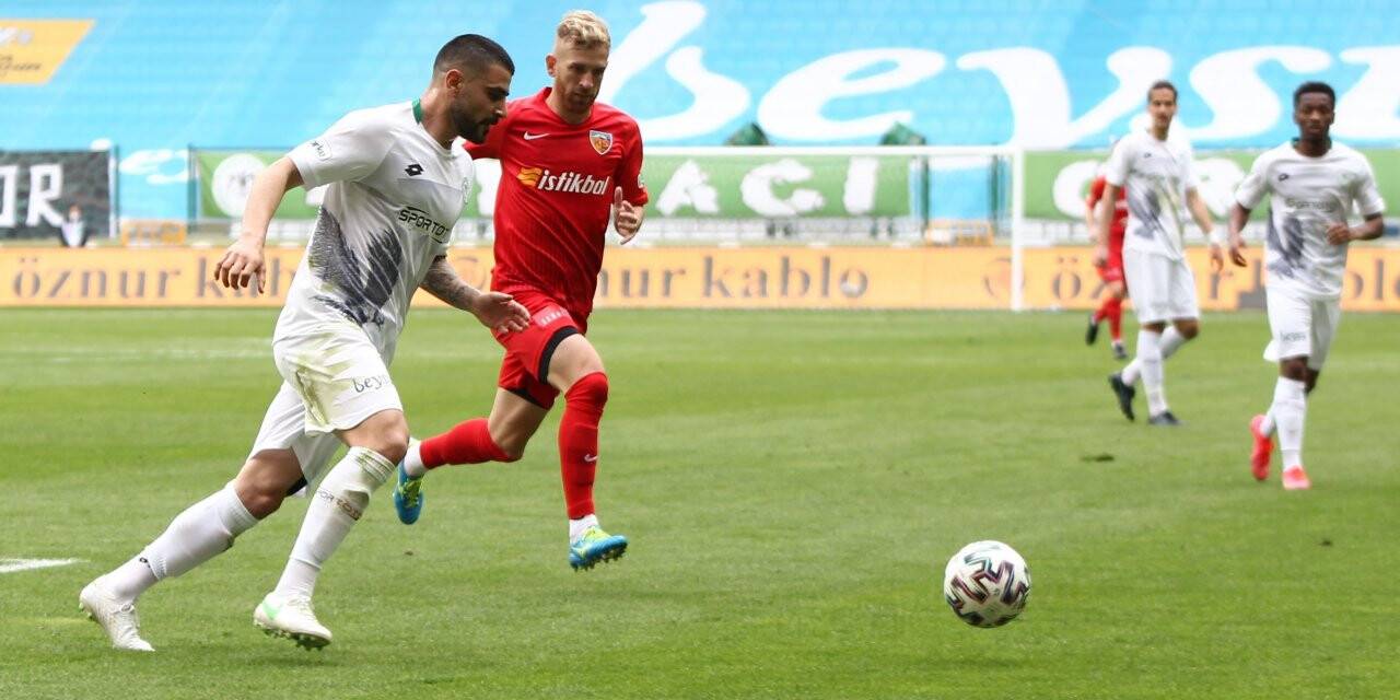 Konyaspor 0 - Kayserispor 0 (Maç sonucu)