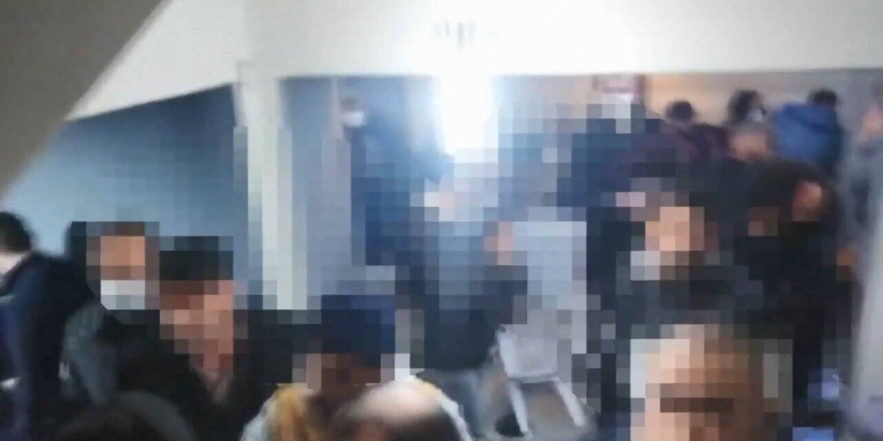 Villada tombala partisine polis baskını