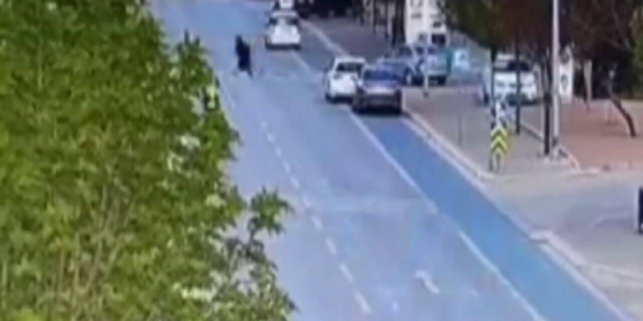 Konya'da anneanne ve torununun hayatını kaybettiği kaza kamerada