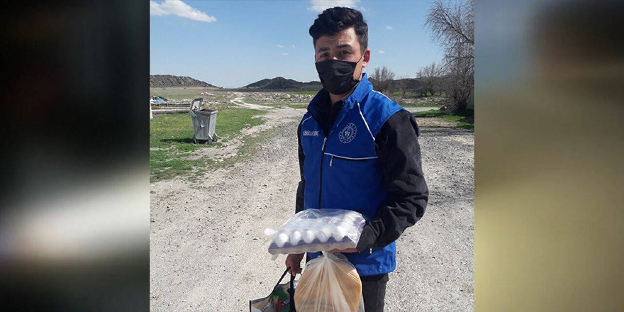 Karapınar'da ihtiyaç sahiplerine gıda desteği