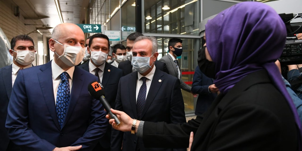 Bakan Karaismailoğlu, Konya-Karaman YHT Hattı'nın test sürüşünü gerçekleştirecek