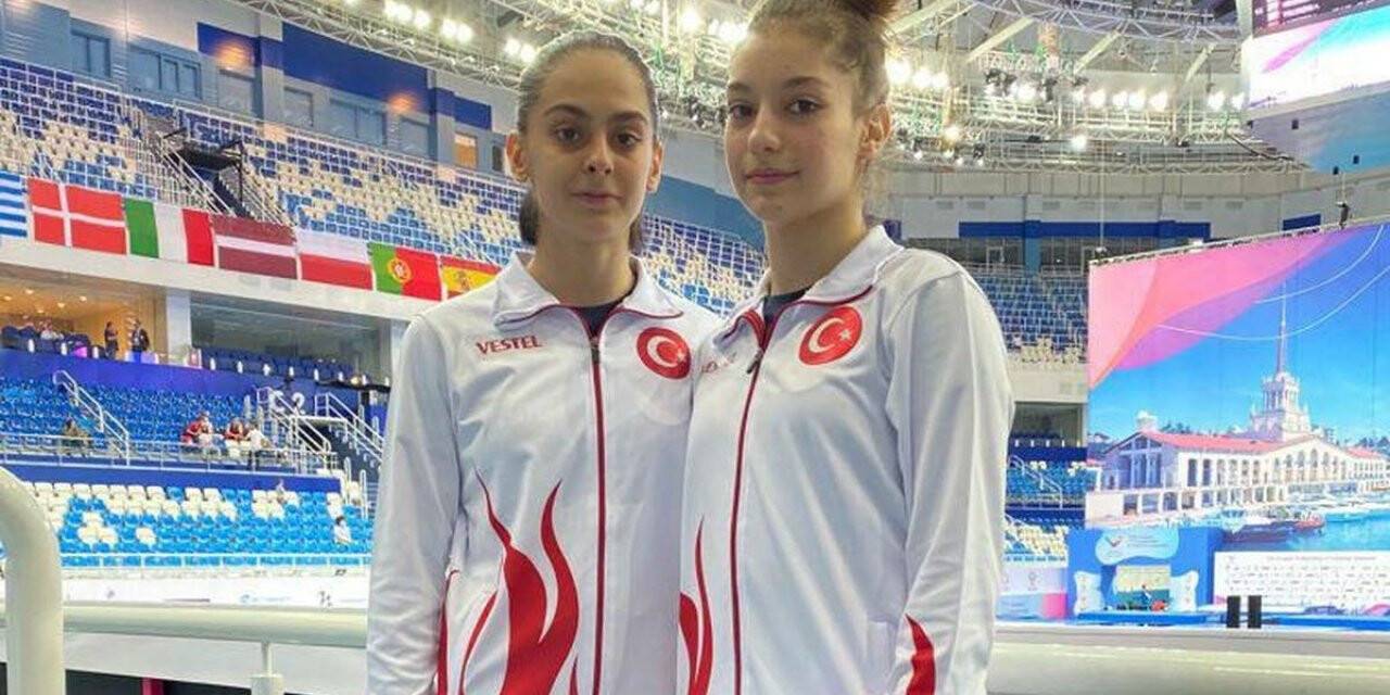 Elif Çolak ve Sıla Karakuş, gümüş madalya kazandı