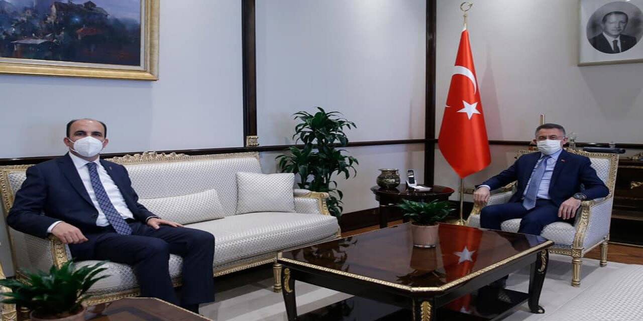 TDBB Başkanı Altay, Cumhurbaşkanı Yardımcısı Oktay’ı Ziyaret Etti