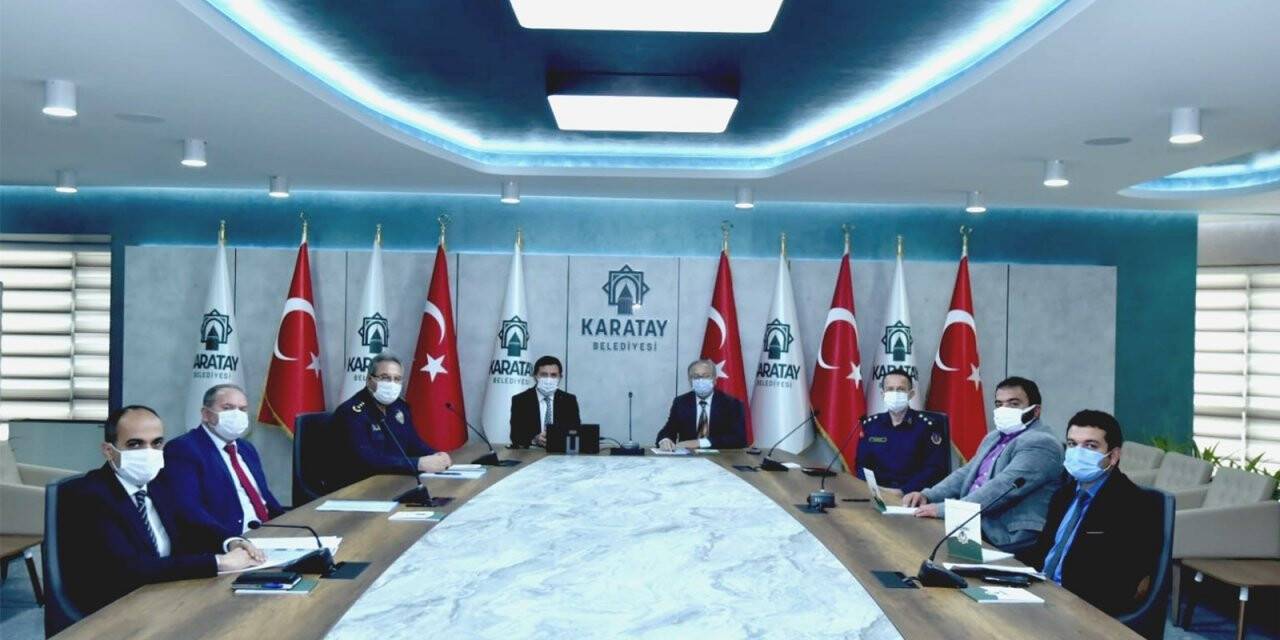 Karatay’da koronavirüs ile mücadele toplantısı gerçekleştirildi