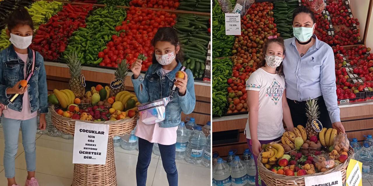 Çocuklara özel 'göz hakkı reyonu' uygulaması