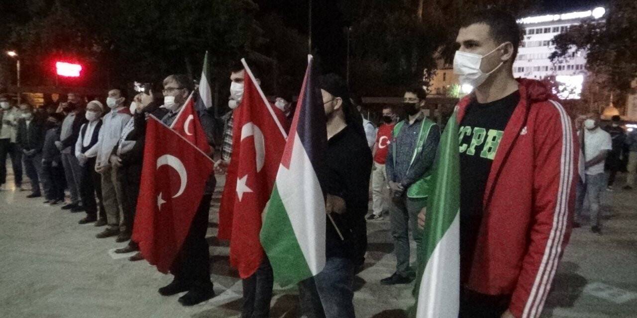 Denizli’de Mescid-i Aksa saldırıları kınandı