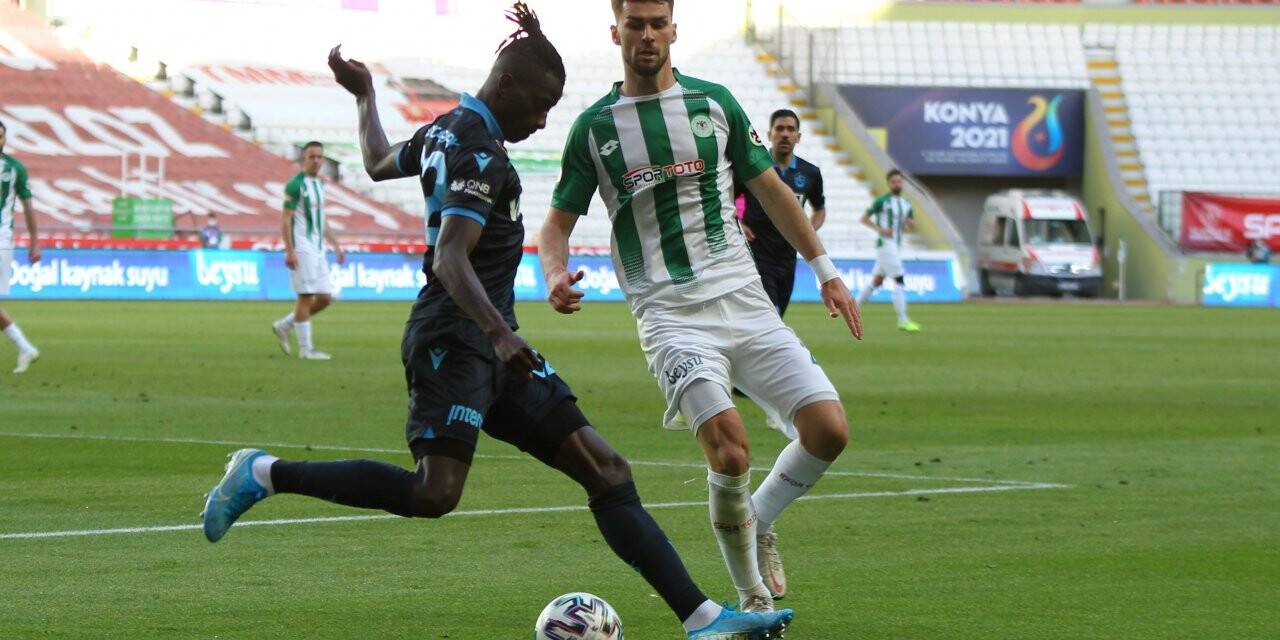 Konyaspor: 1 - Trabzonspor: 1 (Maç sonucu)