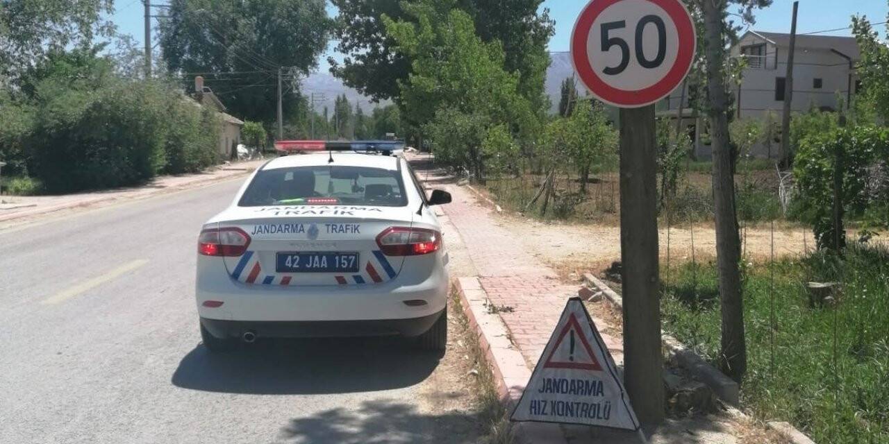 Ereğli’de jandarmadan denetim ve radar uygulaması