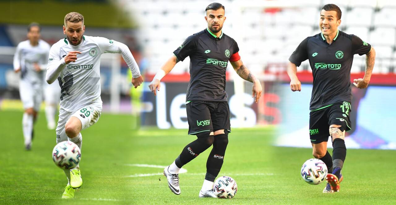 Konyaspor'un vazgeçilmez 3'lüsü