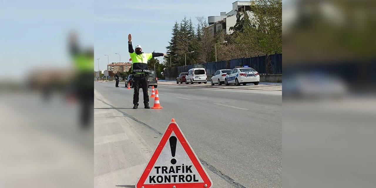 Konya’da bin 847 sürücüye ceza