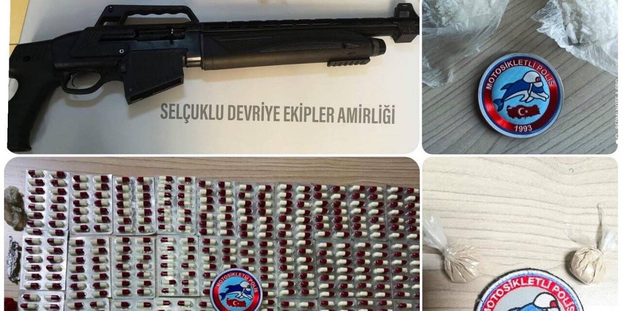 Konya’da 5 bin 800 uyuşturucu hap ele geçirildi