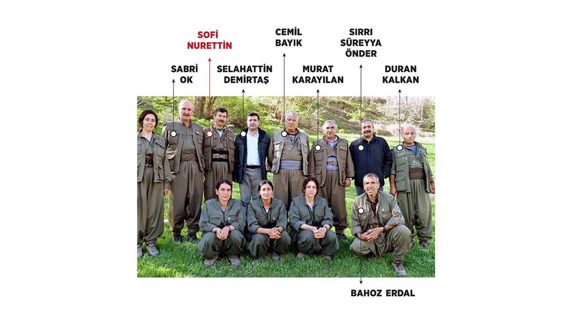 PKK'nın sözde askeri konseyinde etkisiz hale getirilen en üst düzey terörist