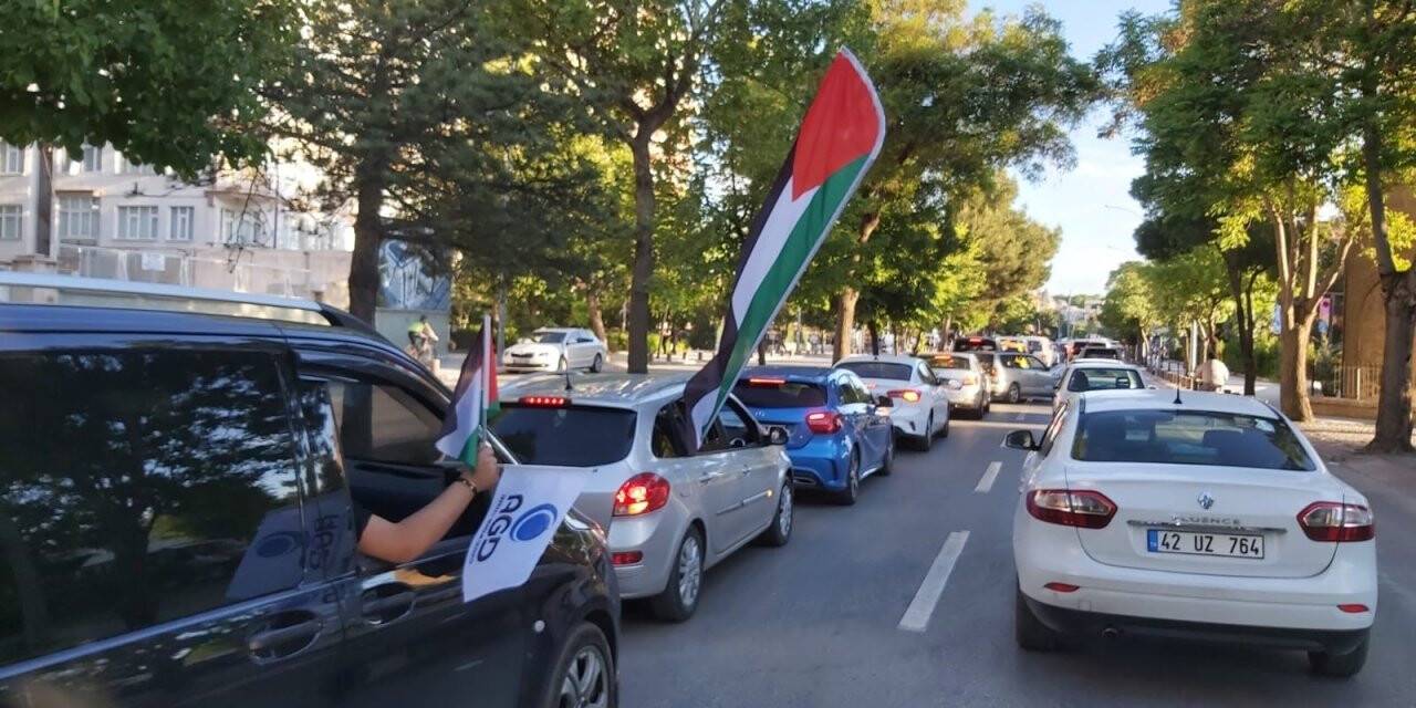 Konya’dan Filistin’e destek konvoyu