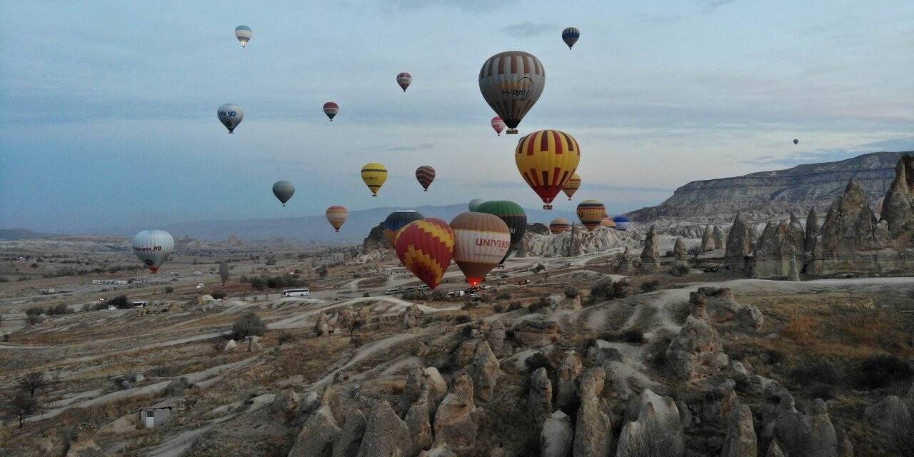 Kapadokya’da balon turları yine iptal oldu