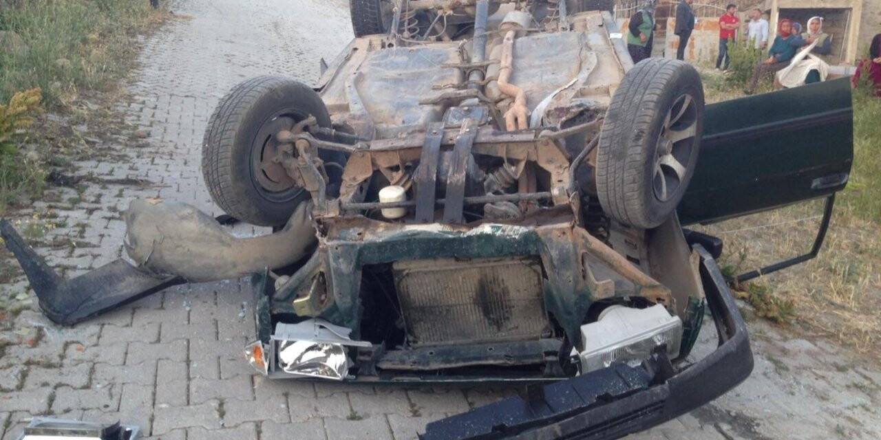 Konya’da trafik kazası: 2 yaralı