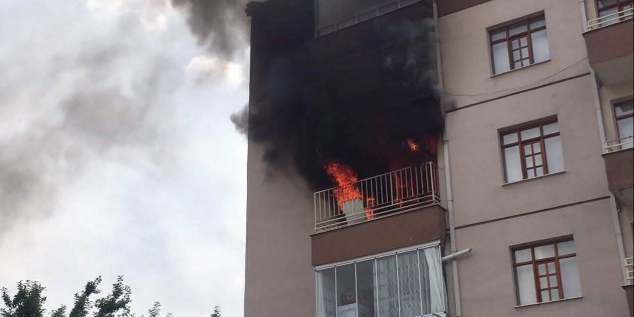 Konya’da yangın paniği