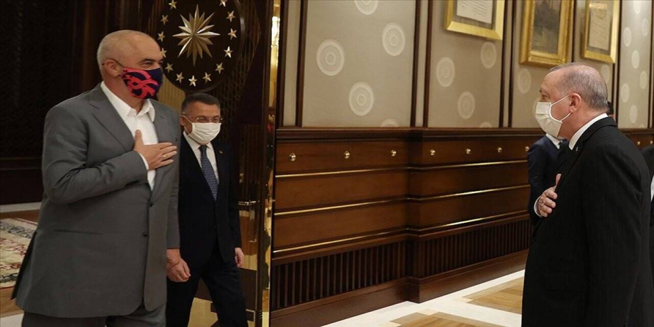 Cumhurbaşkanı Erdoğan, Arnavutluk Başbakanı Rama'yı kabul etti