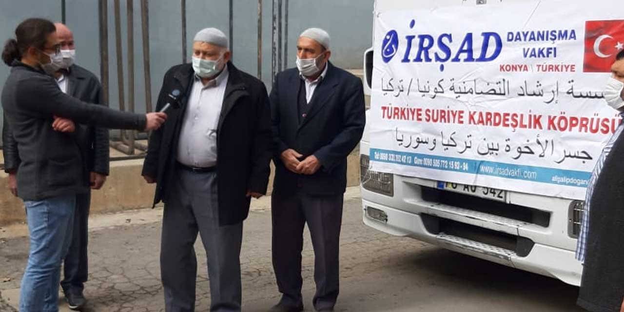 İrşad,  Suriye'de Yardım Dağıttı