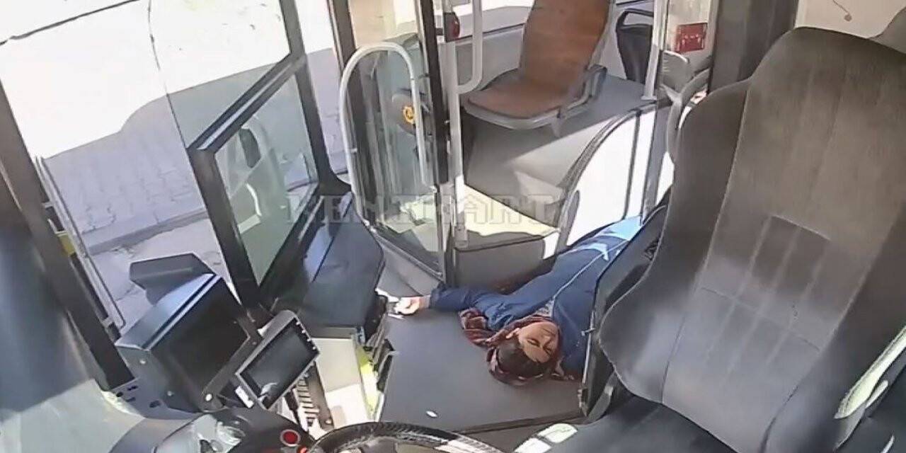 Otobüs şoförü hayat kurtardı