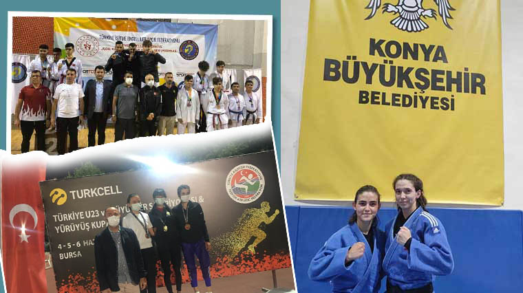 Konya Büyükşehir Belediyesporlu sporcular başarıyla temsil ediyor