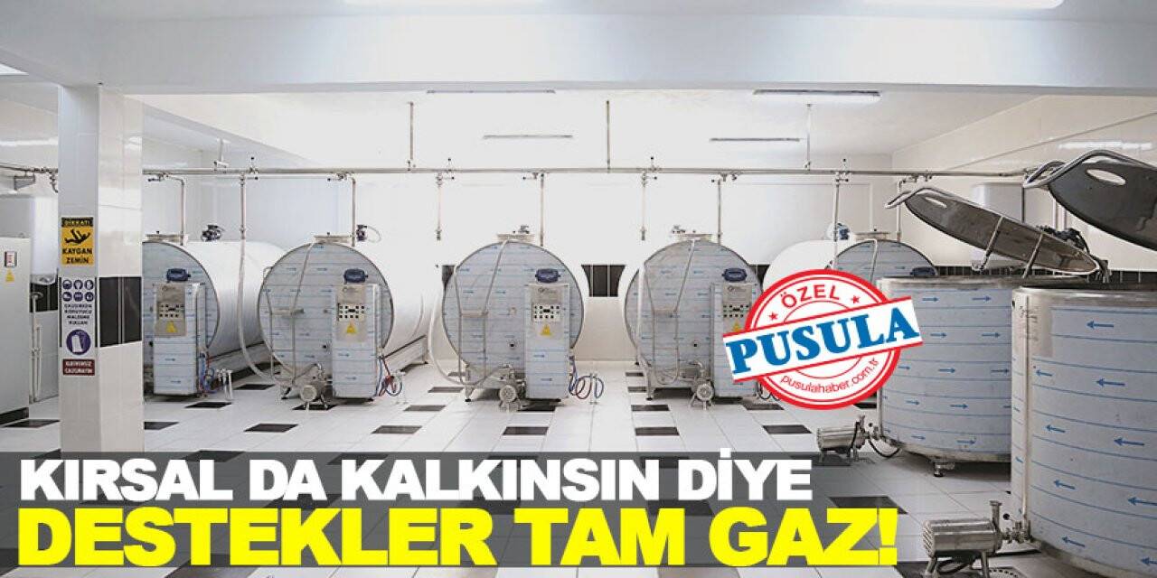 Kırsal da kalkınsın diye…Destekler tam gaz!