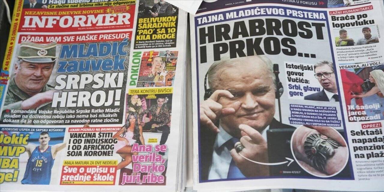 'Bosna Kasabı'nın müebbet cezasının onanması Balkan medyasında geniş yer buldu