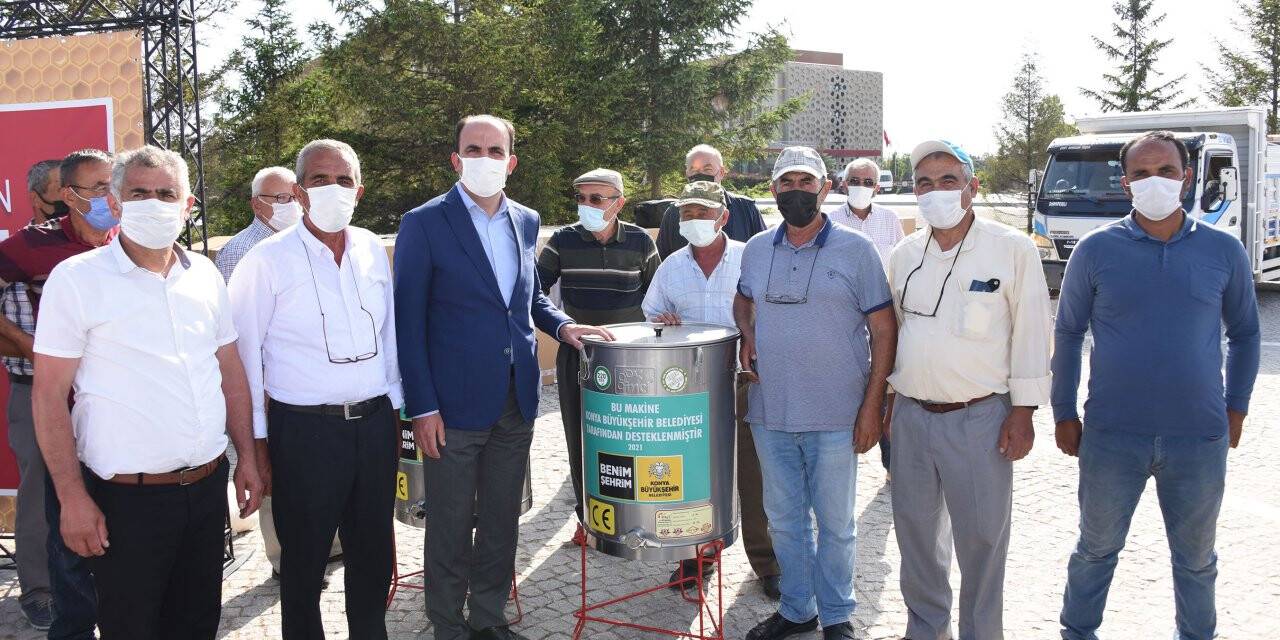Konya Büyükşehir’den modern arıcılığa destek