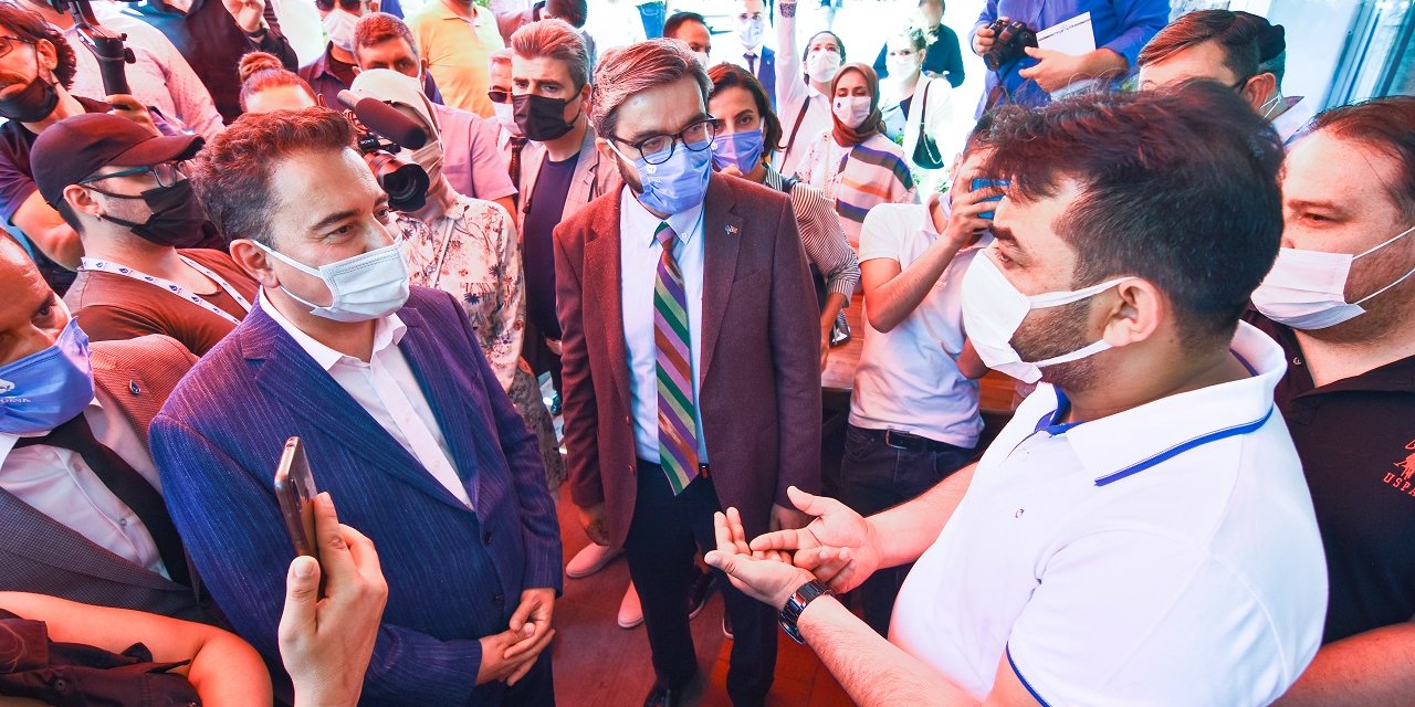 DEVA Partisi Genel Başkanı Ali Babacan, Konya'da esnafı ziyaret etti