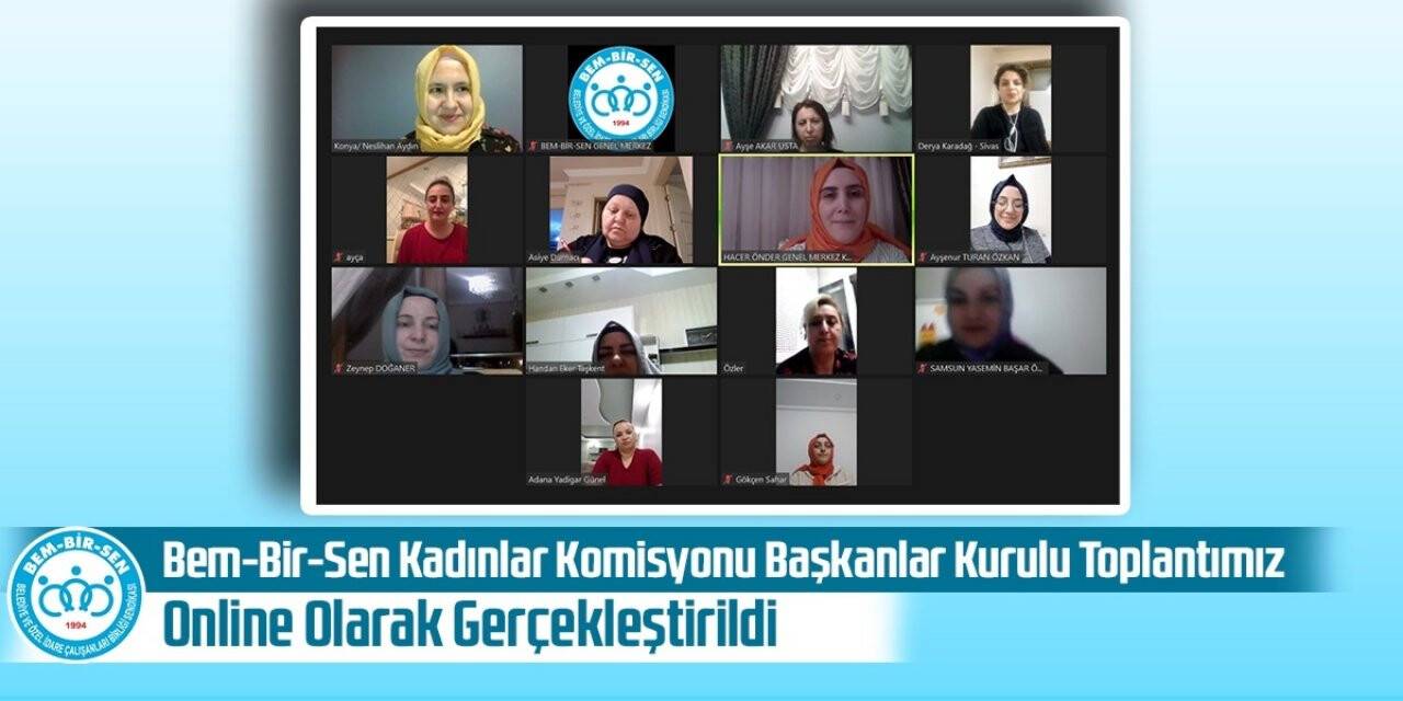 Bem-bir-sen Kadınlar Komisyonu toplandı