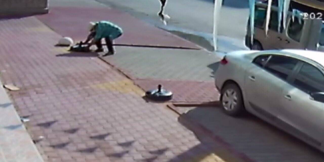 Konya'da hırsızlık! İş yerlerinin önünde ne bulurlarsa çaldılar