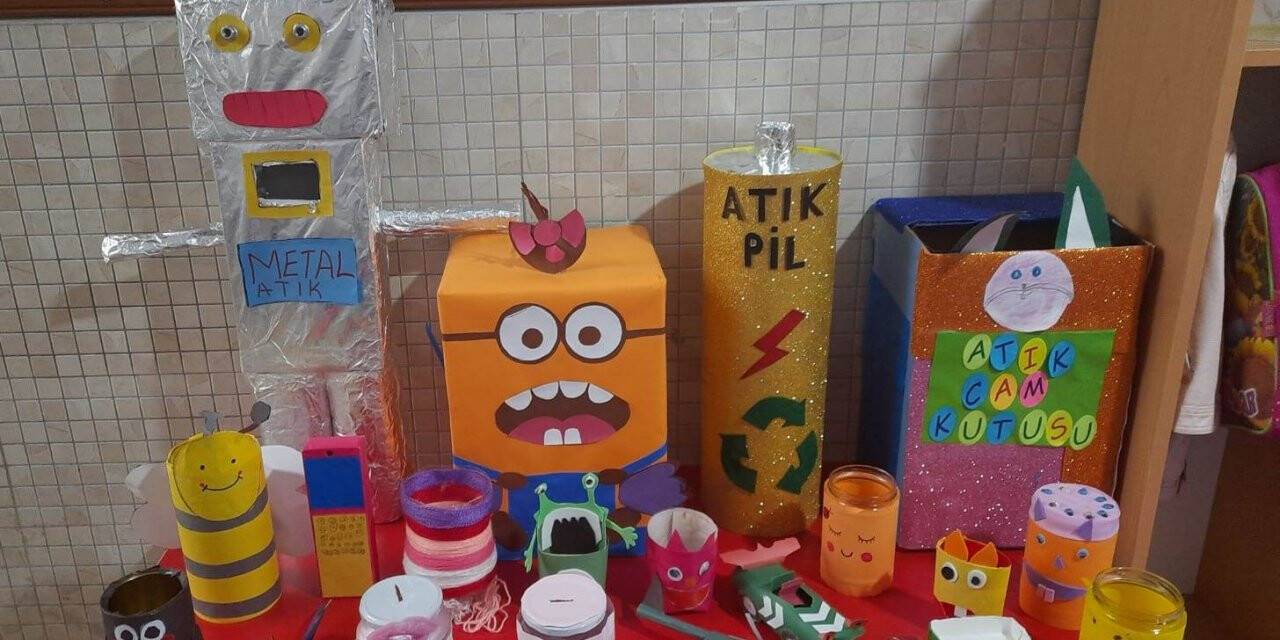 e-twinning projesi ile geri dönüştürdüler