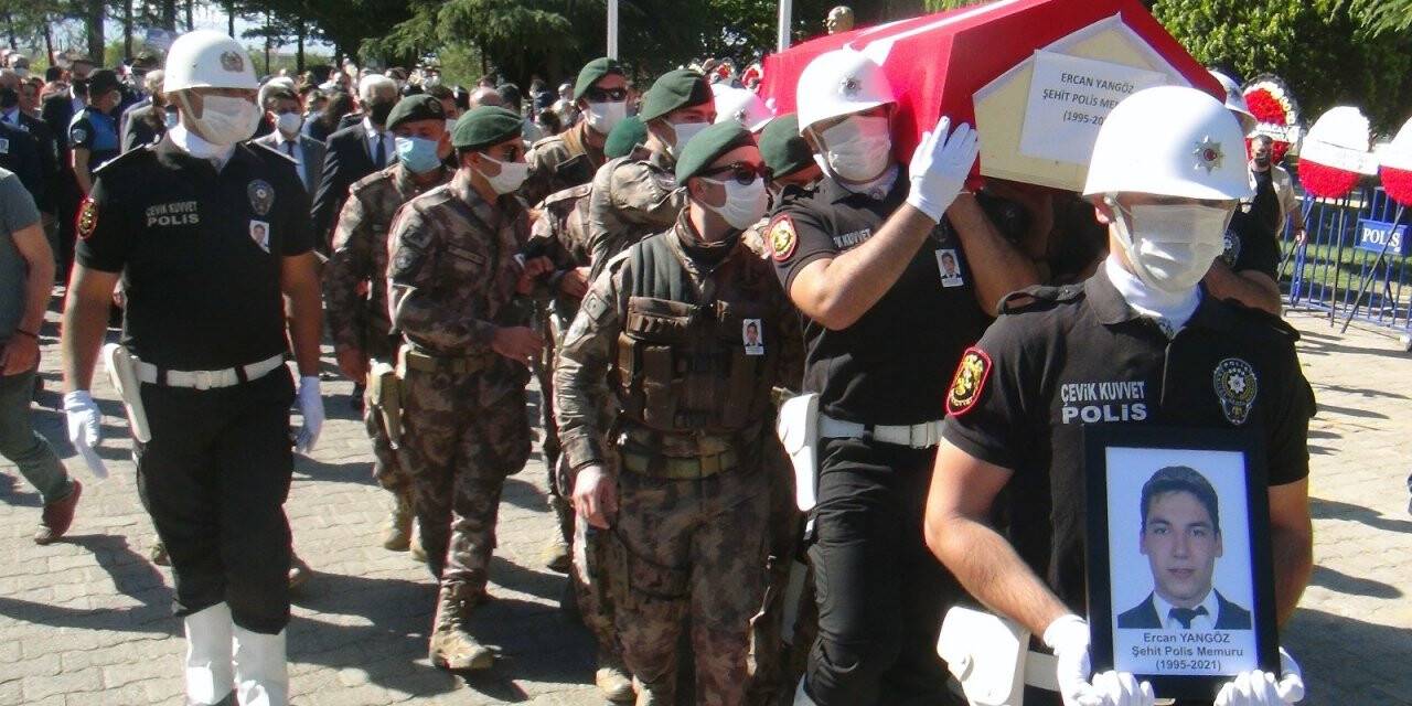 Şehit polis memuru için Muğla’da tören düzenlendi