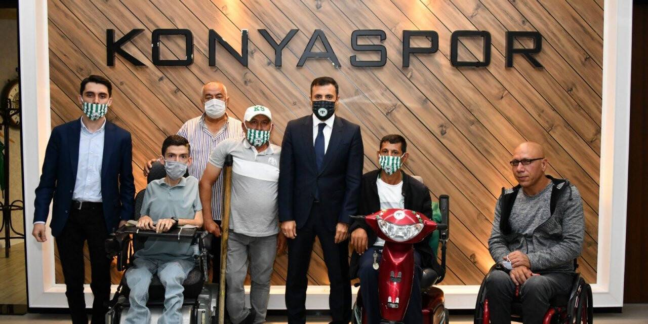 Konyaspor Engelli Taraftarlar Derneği’nden Özgökçen'e ziyaret