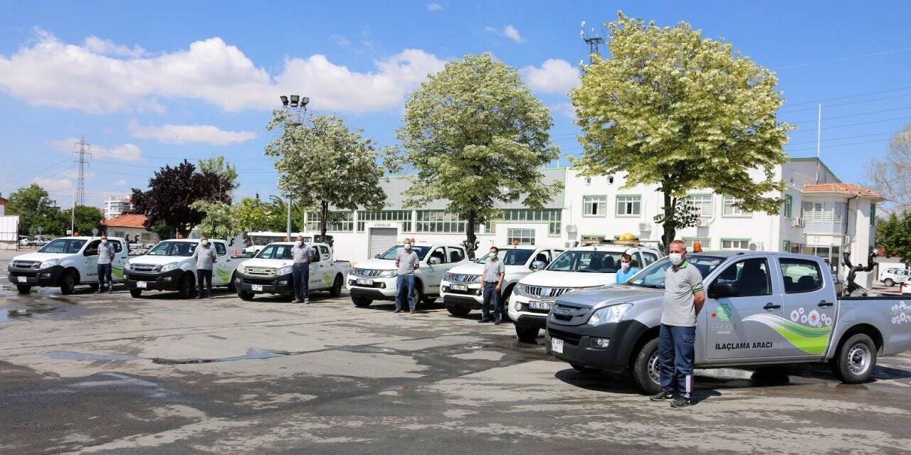 Meram’da ilaçlama çalışmaları hız kazandı