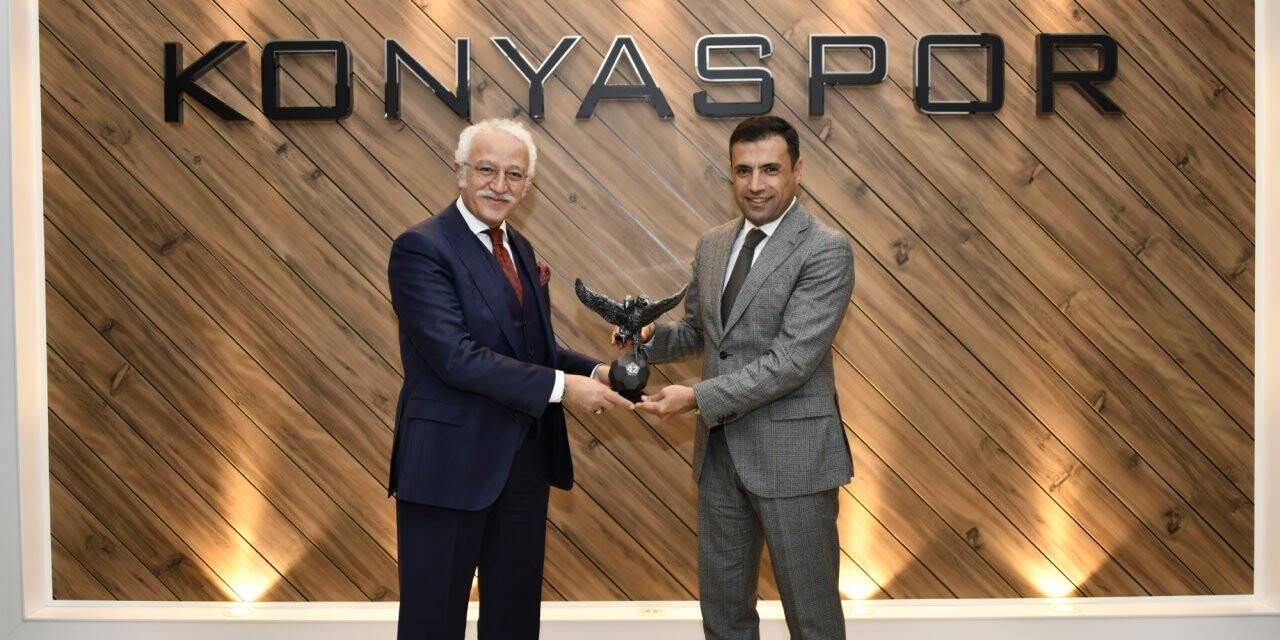 Konyaspor yönetimine "hayırlı olsun" ziyaretleri