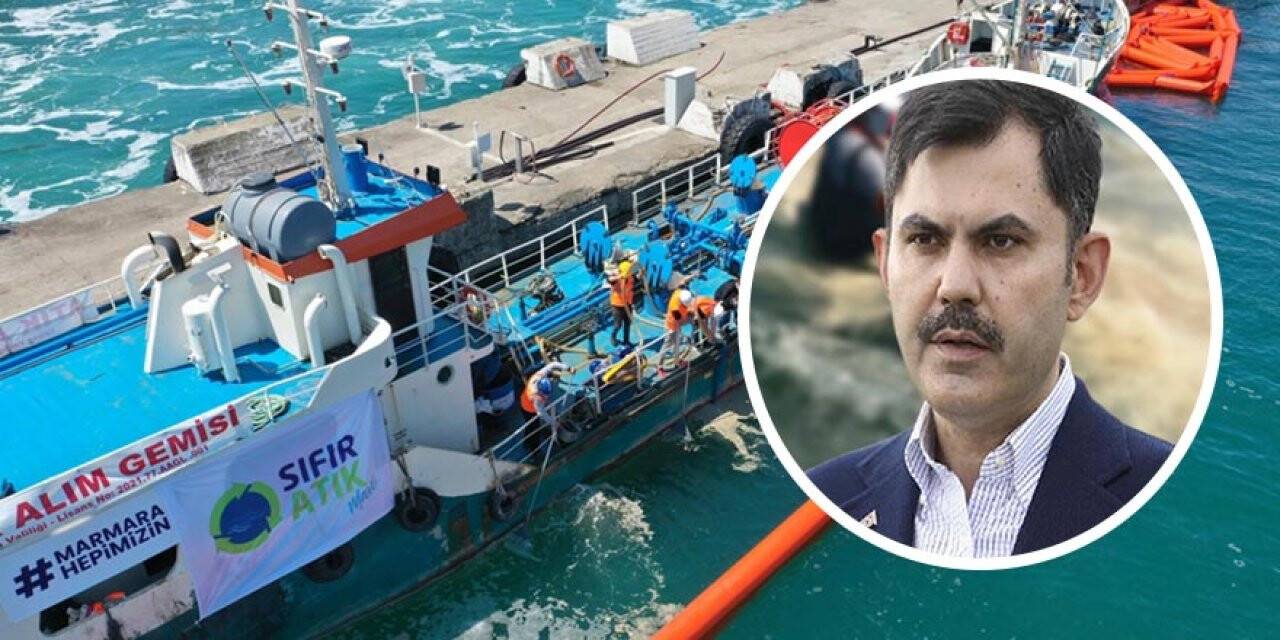 Murat Kurum: 11 günde 4 bin 202 metreküp müsilaj temizlendi