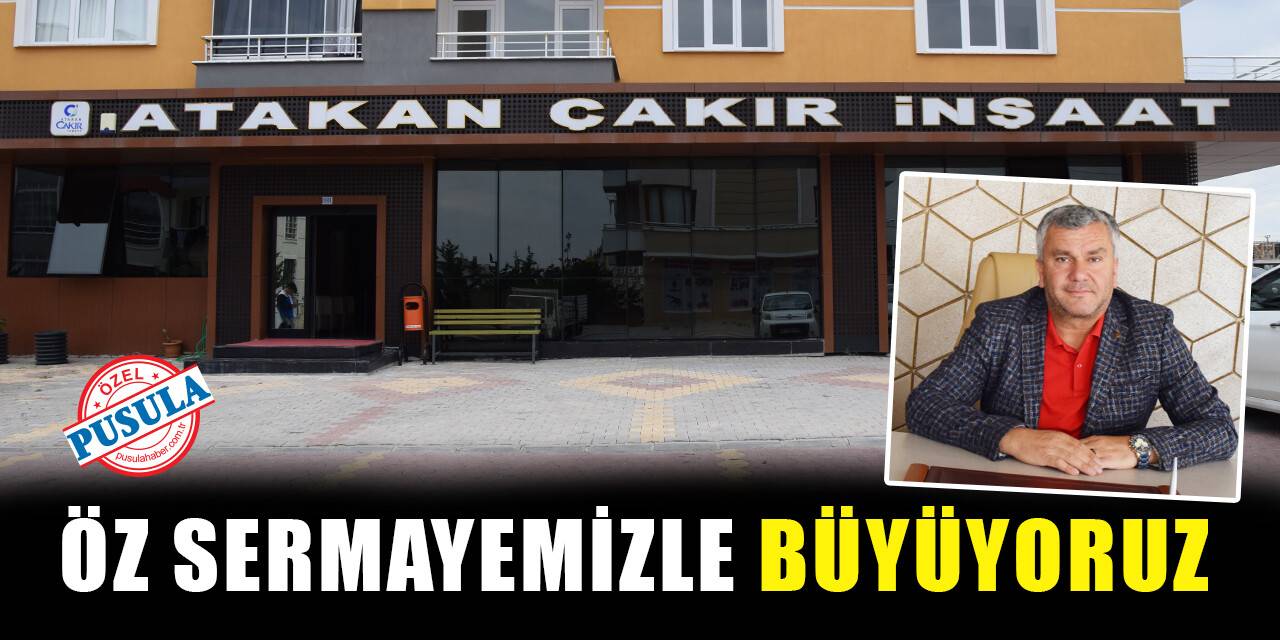 Öz sermayemizle büyüyoruz