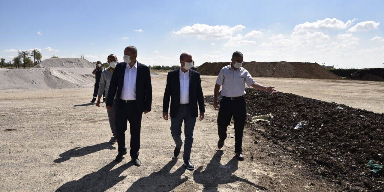 Pekyatırmacı, kompost üretimini inceledi