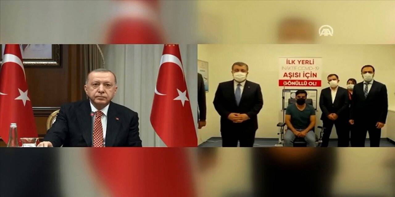 Cumhurbaşkanı Erdoğan duyurdu! Yerli aşının ismi TURKOVAC oldu