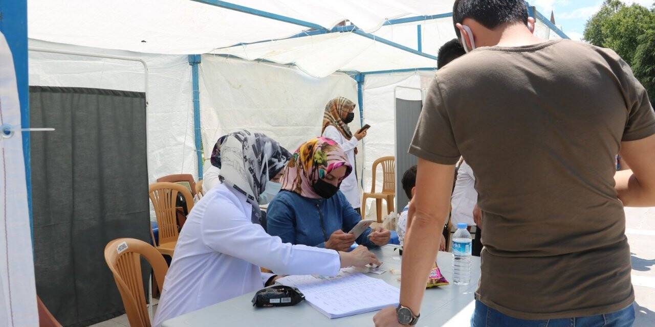 Beyşehir’de aşı uygulama noktası kuruldu