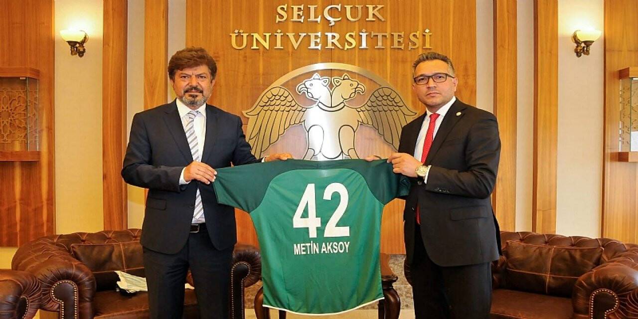 1922 Konyaspor’dan Rektör Aksoy’a Ziyaret