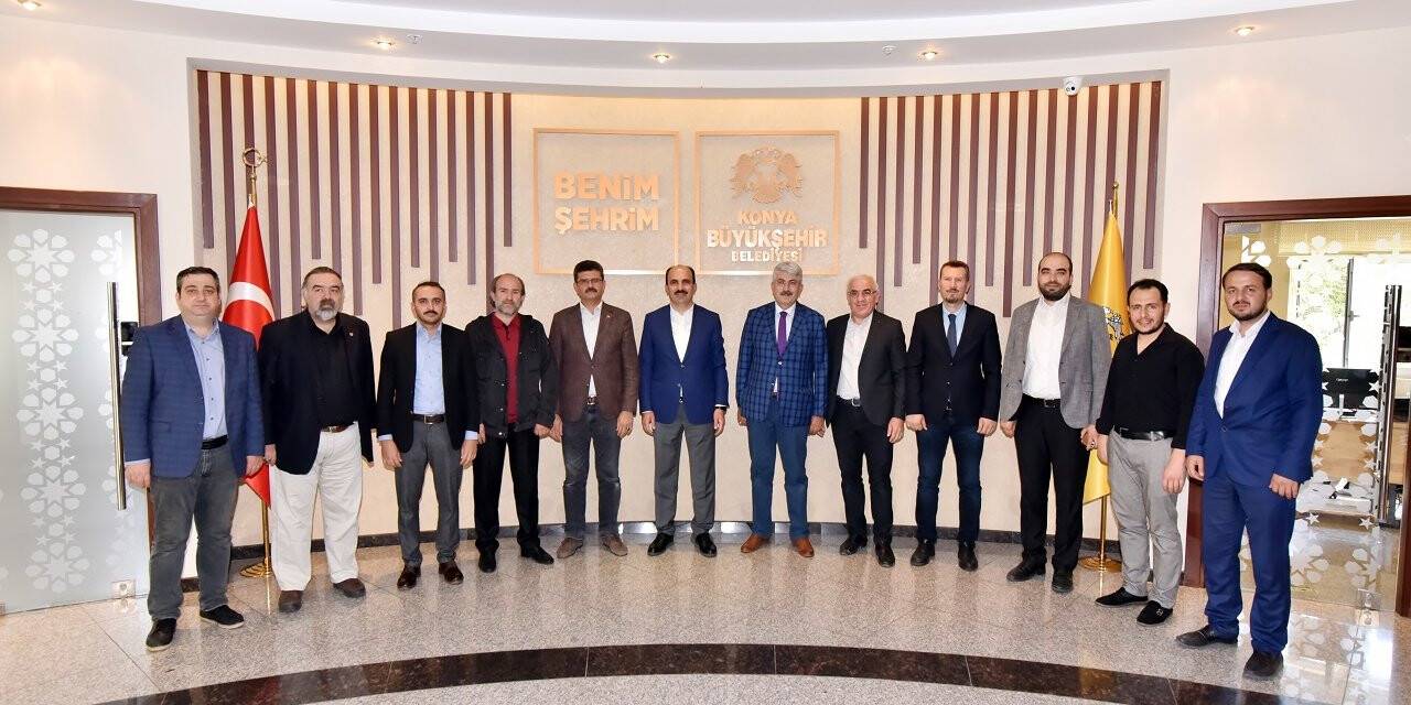 Konya Gazeteciler Cemiyeti'nden Başkan Altay'a ziyaret