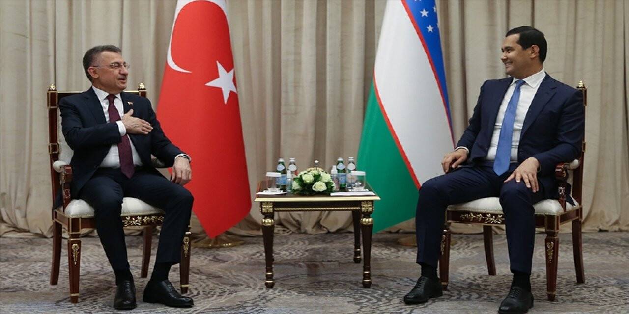 Cumhurbaşkanı Yardımcısı Oktay, Özbekistan Başbakan Yardımcısı Umurzakov ile görüştü