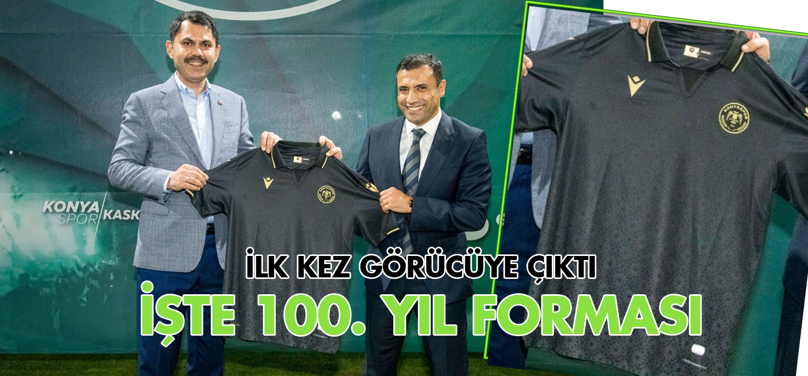 Konyaspor'da 100. yıl forması görücüye çıktı