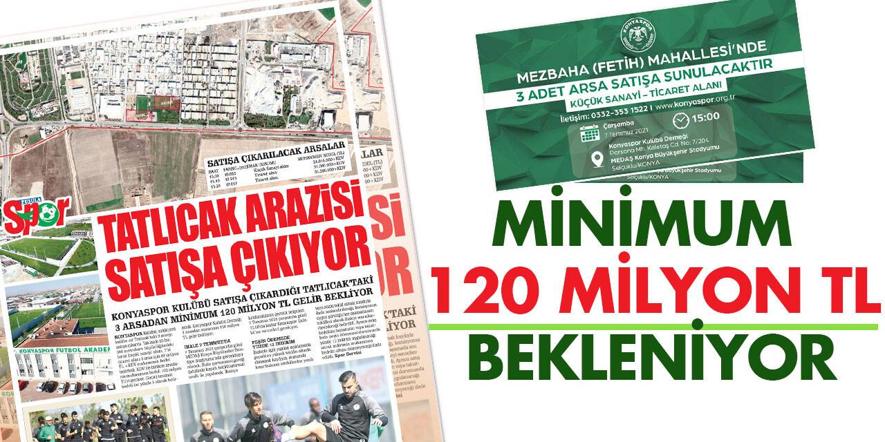 Arsa satışı Konyaspor'a ilaç gibi gelecek