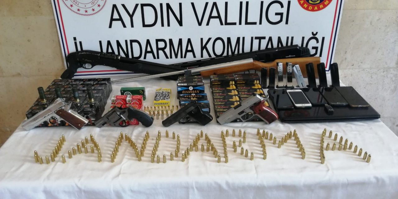 Aydın ve Konya'da silah kaçakçılığı iddiasıyla 6 kişi yakalandı