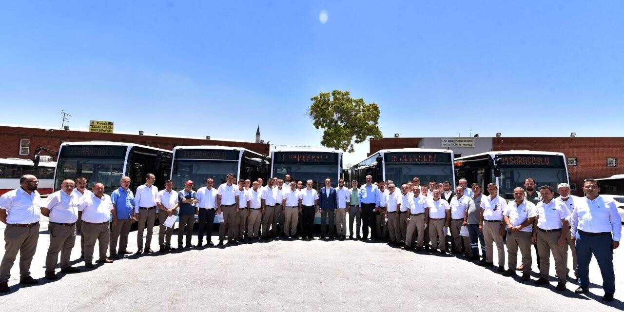 Konya Büyükşehir toplu ulaşım çalışanları Mesleki Yeterlilik Belgesi aldı