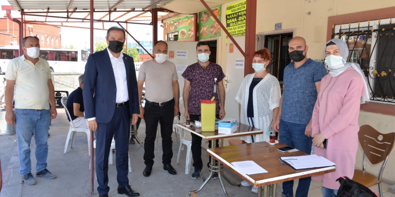 Konya’da minibüs şoförleri aşılarını oldu