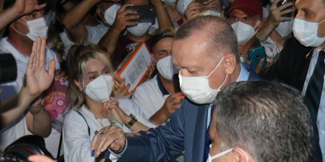 Cumhurbaşkanı Erdoğan’a sevgi seli